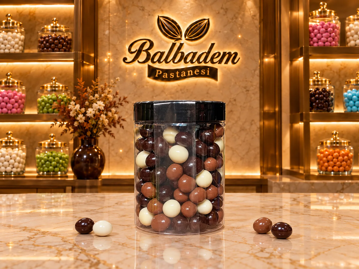 Kahveli Karışık Mini Draje 200gr(e)