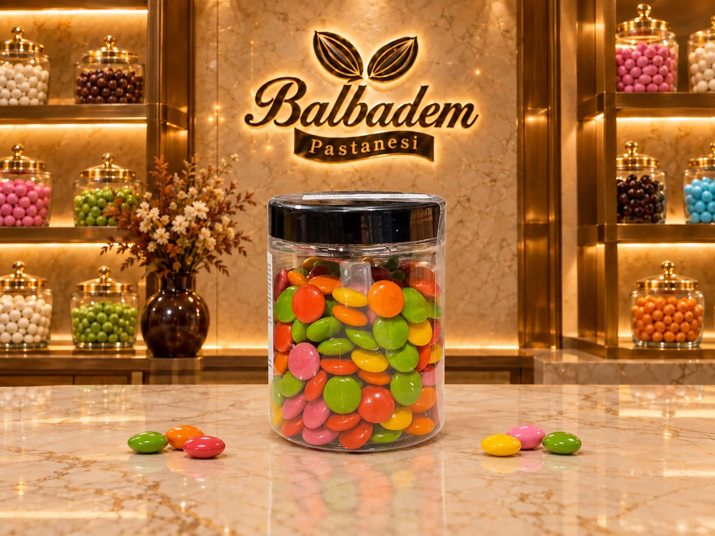 Bonibon Renkli Çikolatalı Draje 170gr