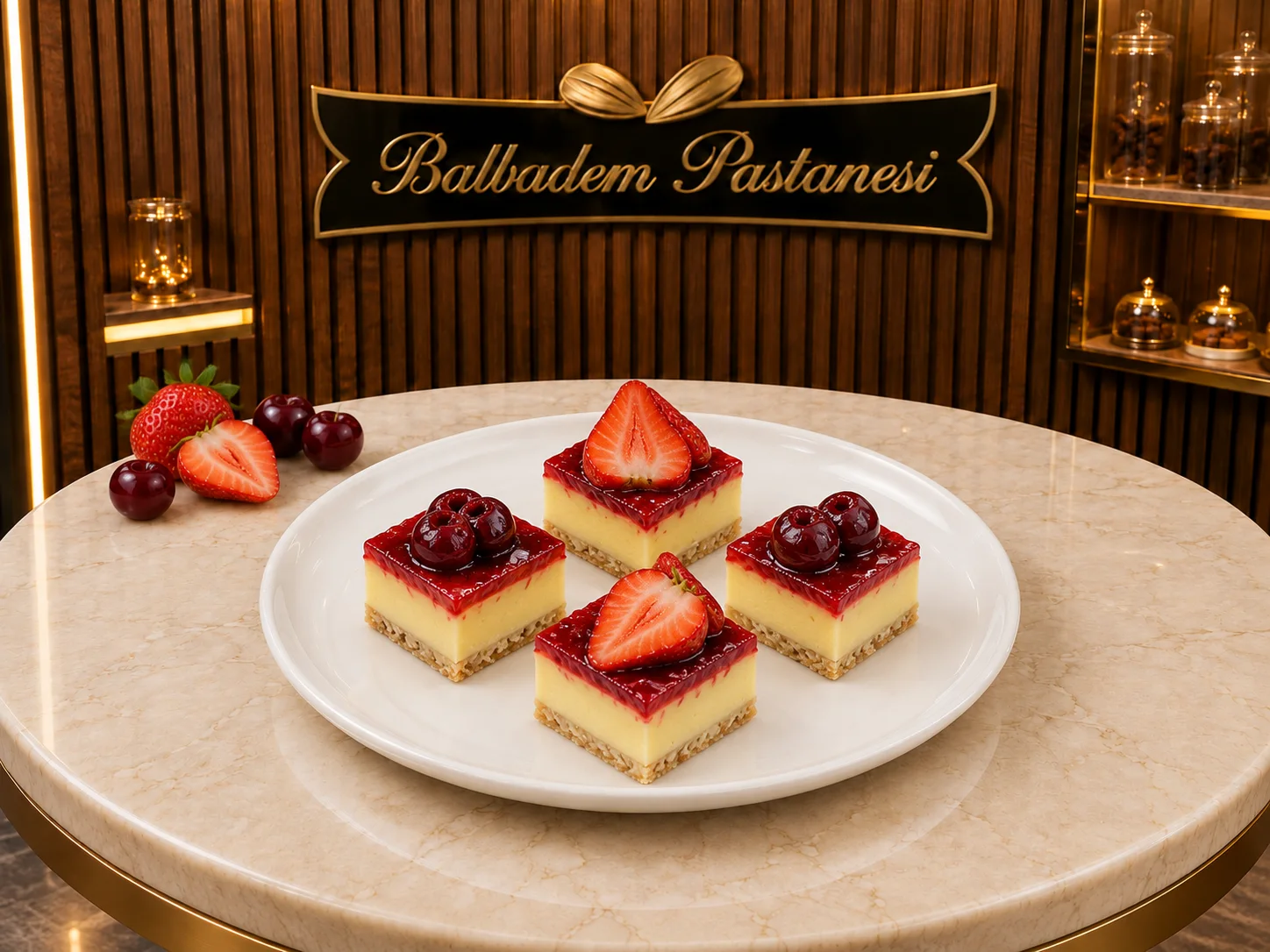 Karışık Mini Meyveli Cheesecake