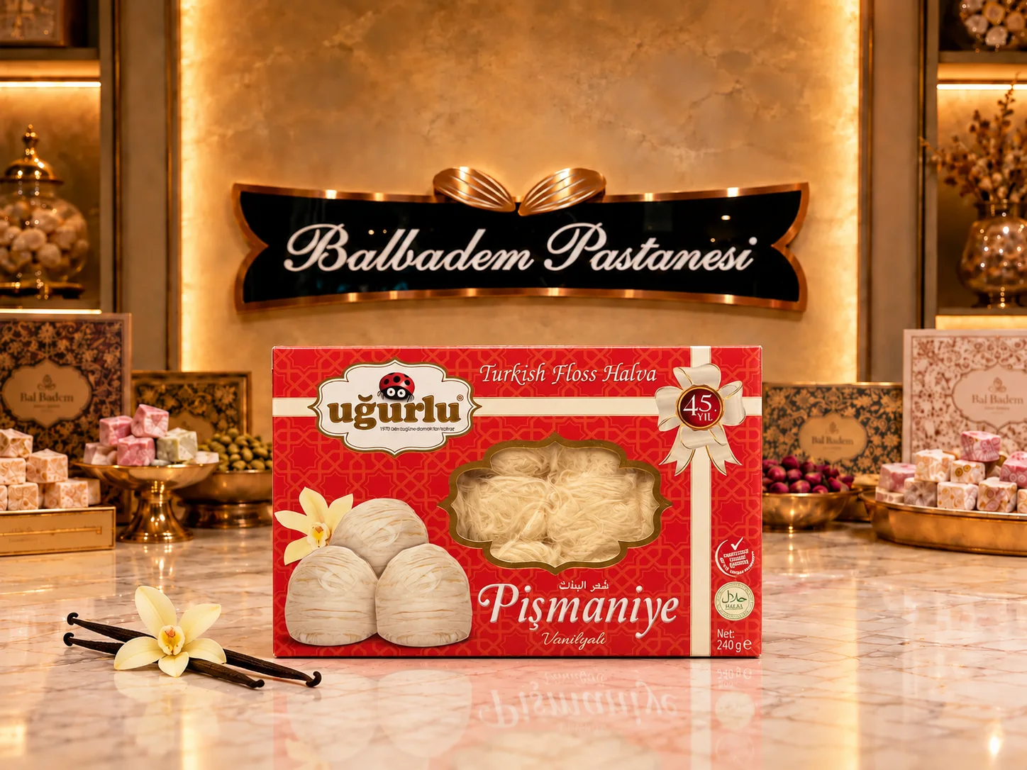 Vanilyalı Pişmaniye ( 240 gr )