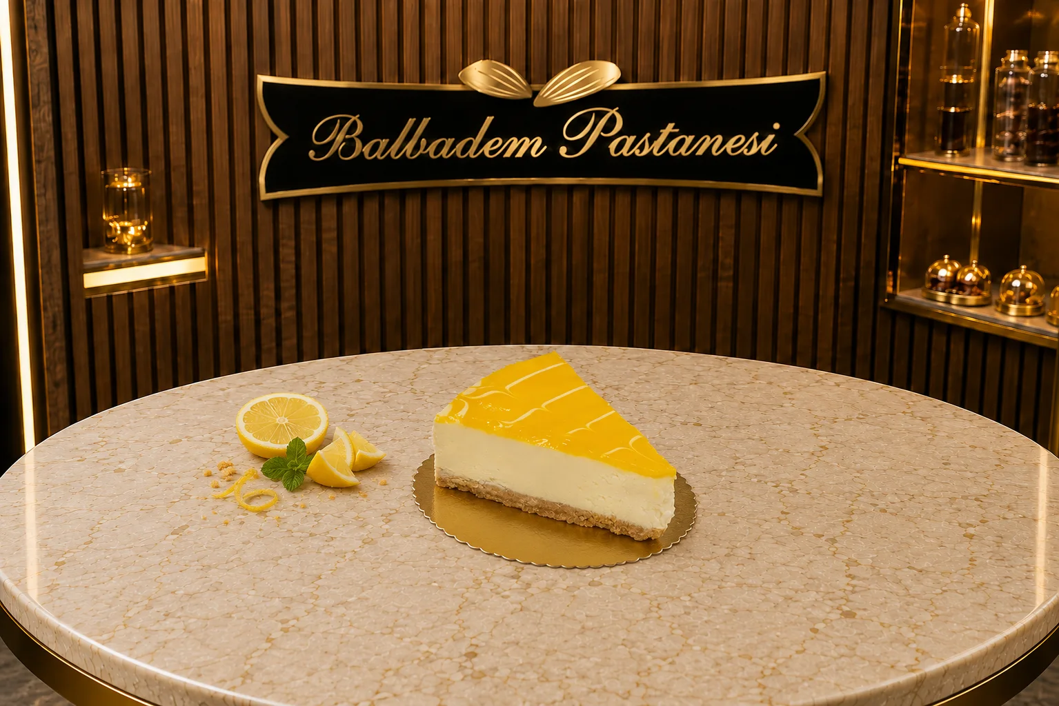 Limonlu Dilim Cheesecake