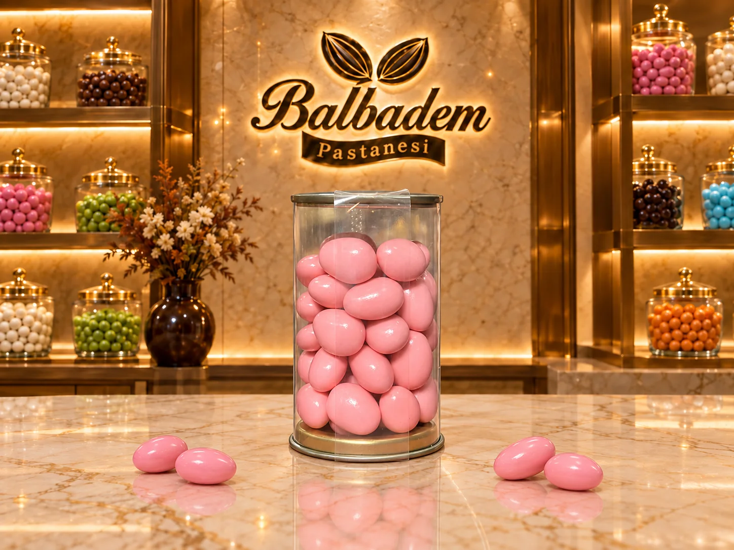 Pembe Badem Şekeri (200 gr.)