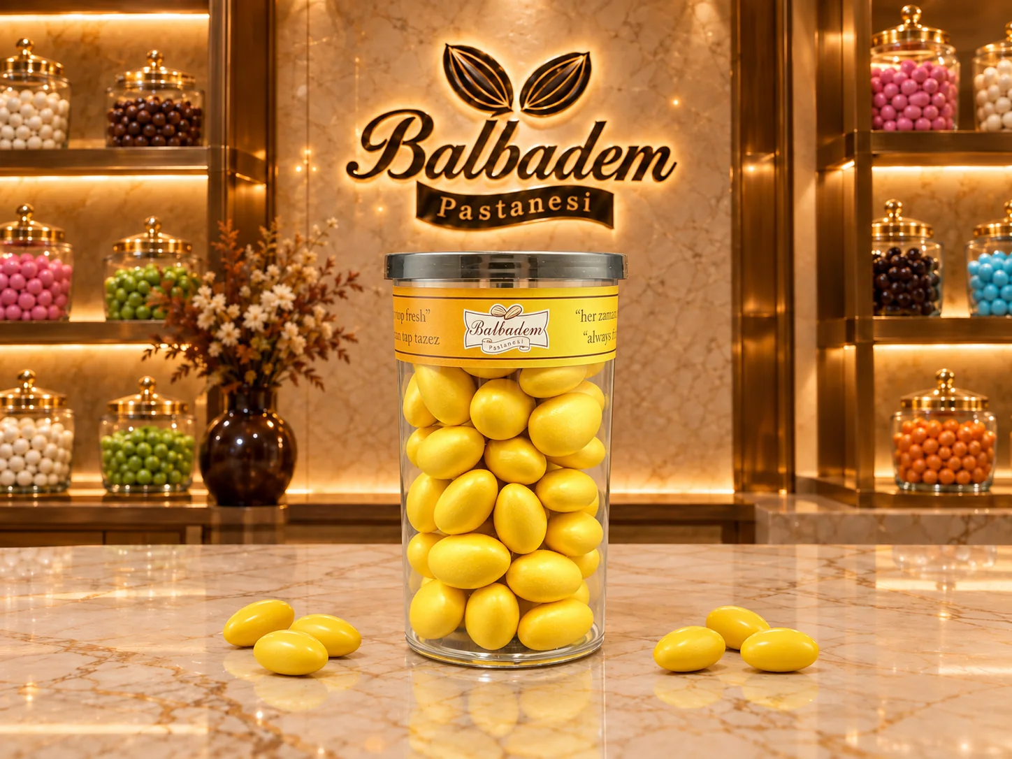 Sarı Badem Şekeri