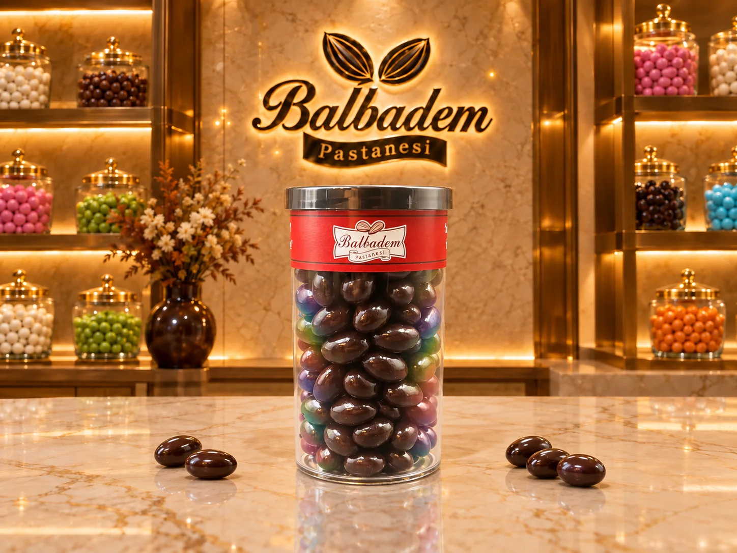Bitter Çikolata Kaplı Fıstık Draje