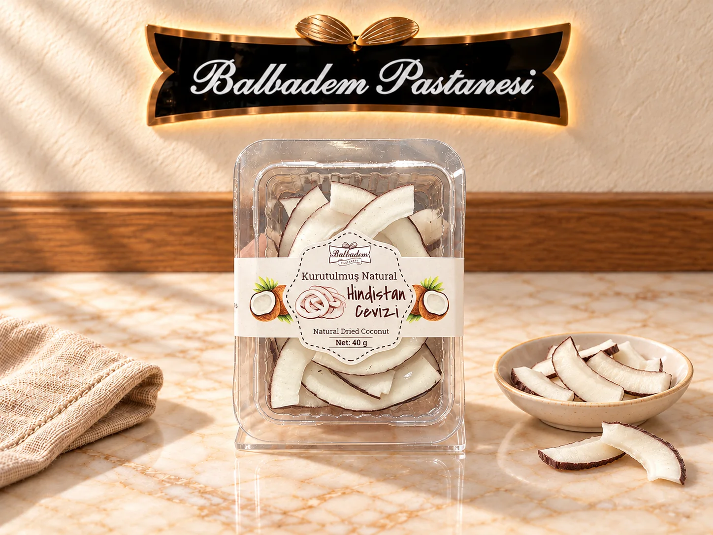Kurutulmuş Natural Hindistan Cevizi