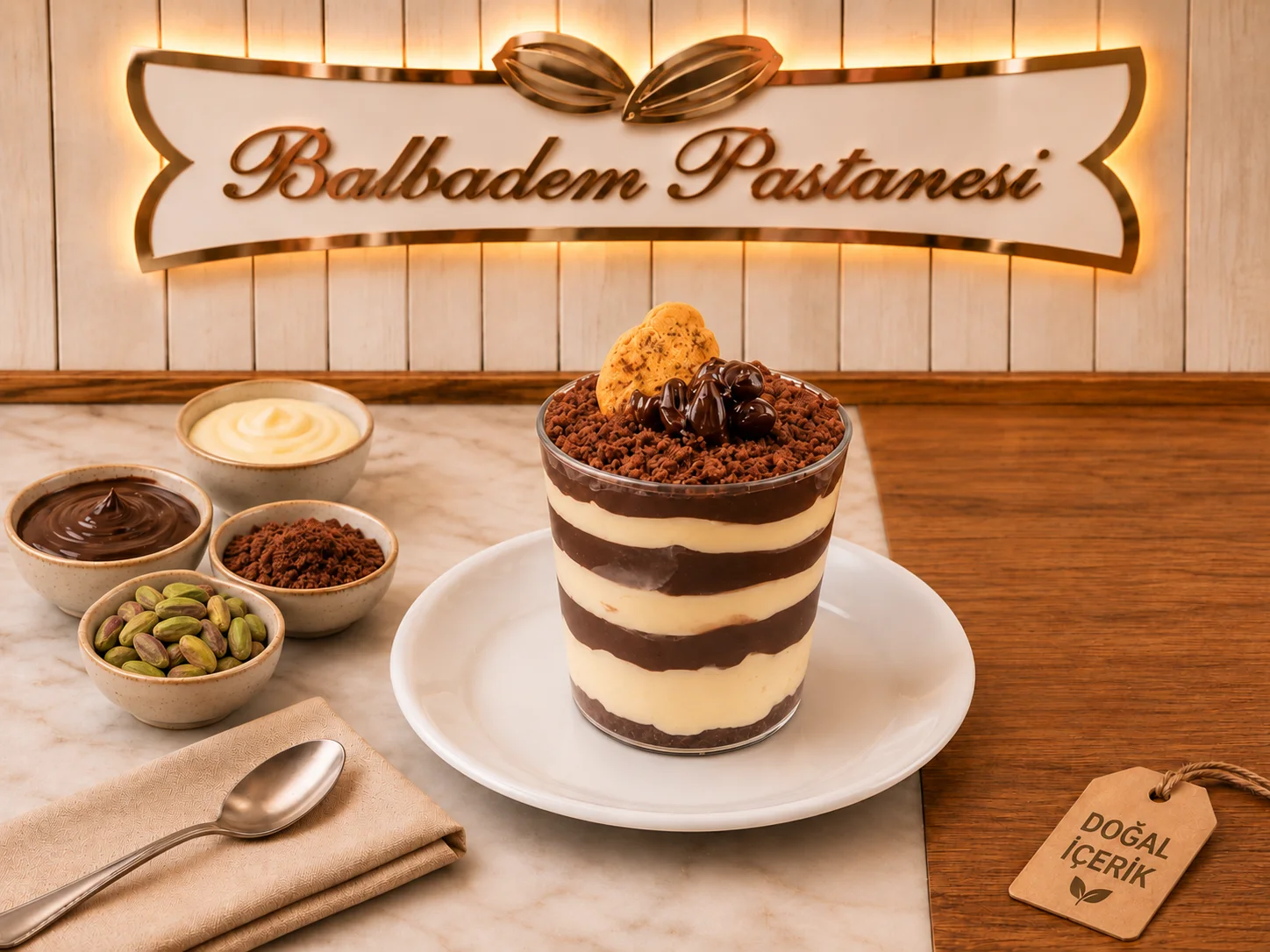 ÇİKOLATA FISTIKLI MAGNOLİA