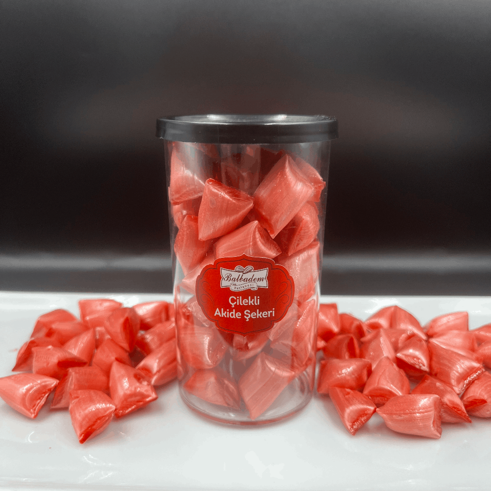 Çilekli Akide Şekeri 250gr(e)